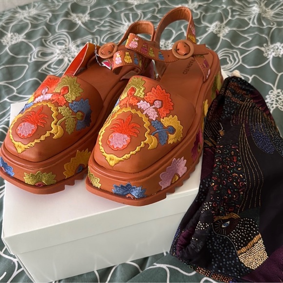 RARE NIB FARM Rio | Antwerp Platform Shoe | 10 - Picture 5 of 15